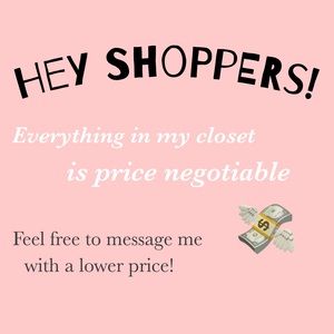 ALL ITEMS ARE PRICE NEGOTIABLE!